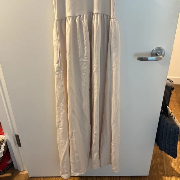 Z Supply brand new Cream mixed media Sleeveless Maxi Dress - Picture 13 of 13